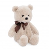 Тёпа бежевый с шоколадным бантом