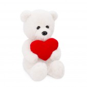 Тёпа белый Влюблённое сердце