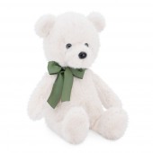 Тёпа белый с зеленым бантом