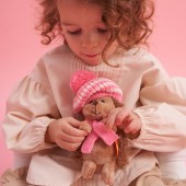 *Life Ежинка Колючка: в розовом берете в полоску