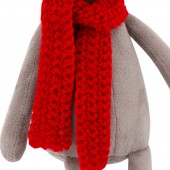 Кролик Лелик в красном шарфике