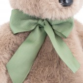Тёпа мокко с зеленым бантом