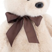 Тёпа бежевый с шоколадным бантом