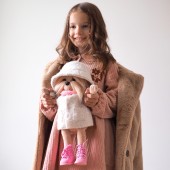 Lucky Yoyo: Модная белая шубка, коробка