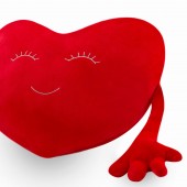 Подушка: Сердце красное
