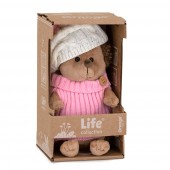 *Life Ежинка Колючка в шапке с розовым помпоном