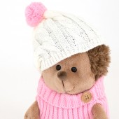 *Life Ежинка Колючка в шапке с розовым помпоном