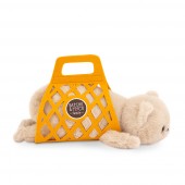 Кот Барсик в сумке бежевый