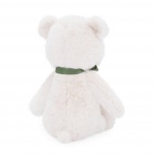 Тёпа белый с зеленым бантом