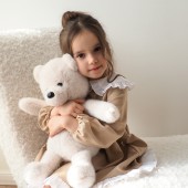 Медвежонок Тёпа белый