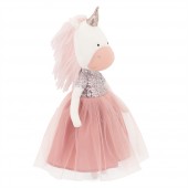Единорог Дафни: Розовое платье с пайетками