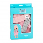 Набор одежды: Розовое пальто