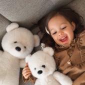 Медвежонок Тёпа белый