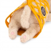 Кот Барсик в сумке бежевый