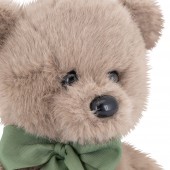 Тёпа мокко с зеленым бантом