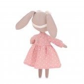 Зайка Люси в розовом платье 30