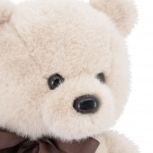 Тёпа бежевый с шоколадным бантом