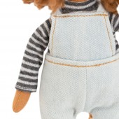 Лев Саймон в джинсовом комбинезоне 30_