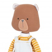 Медвежонок Оскар в джинсовом комбинезоне 30_